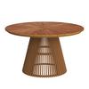 UTEBORD SANTORIN - naturfärgad, Natur, trä (140/140/76cm) - Mömax