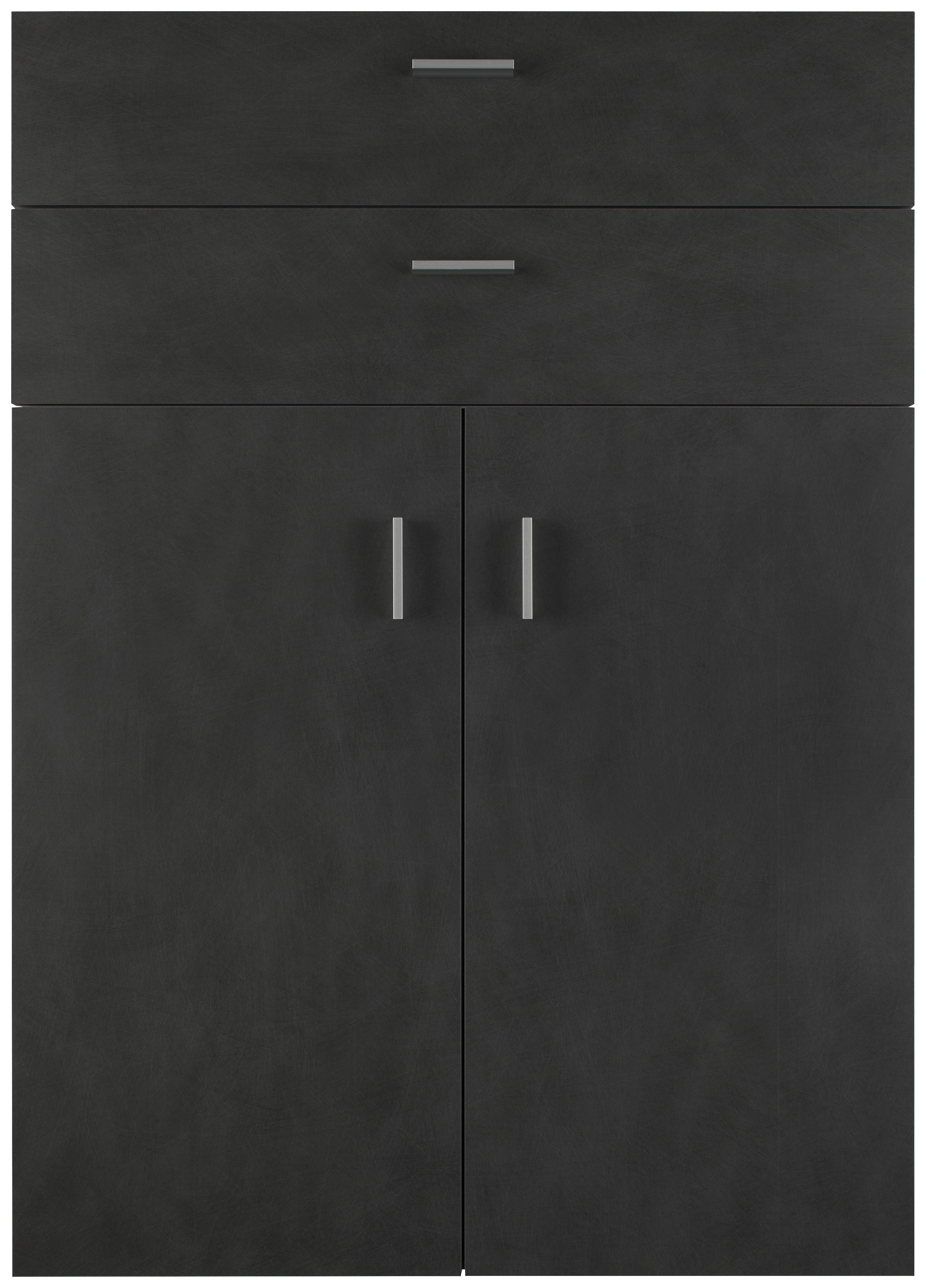 Frontenset In Dunkelgrau - Dunkelgrau, Modern (74/103/2cm) - Mömax