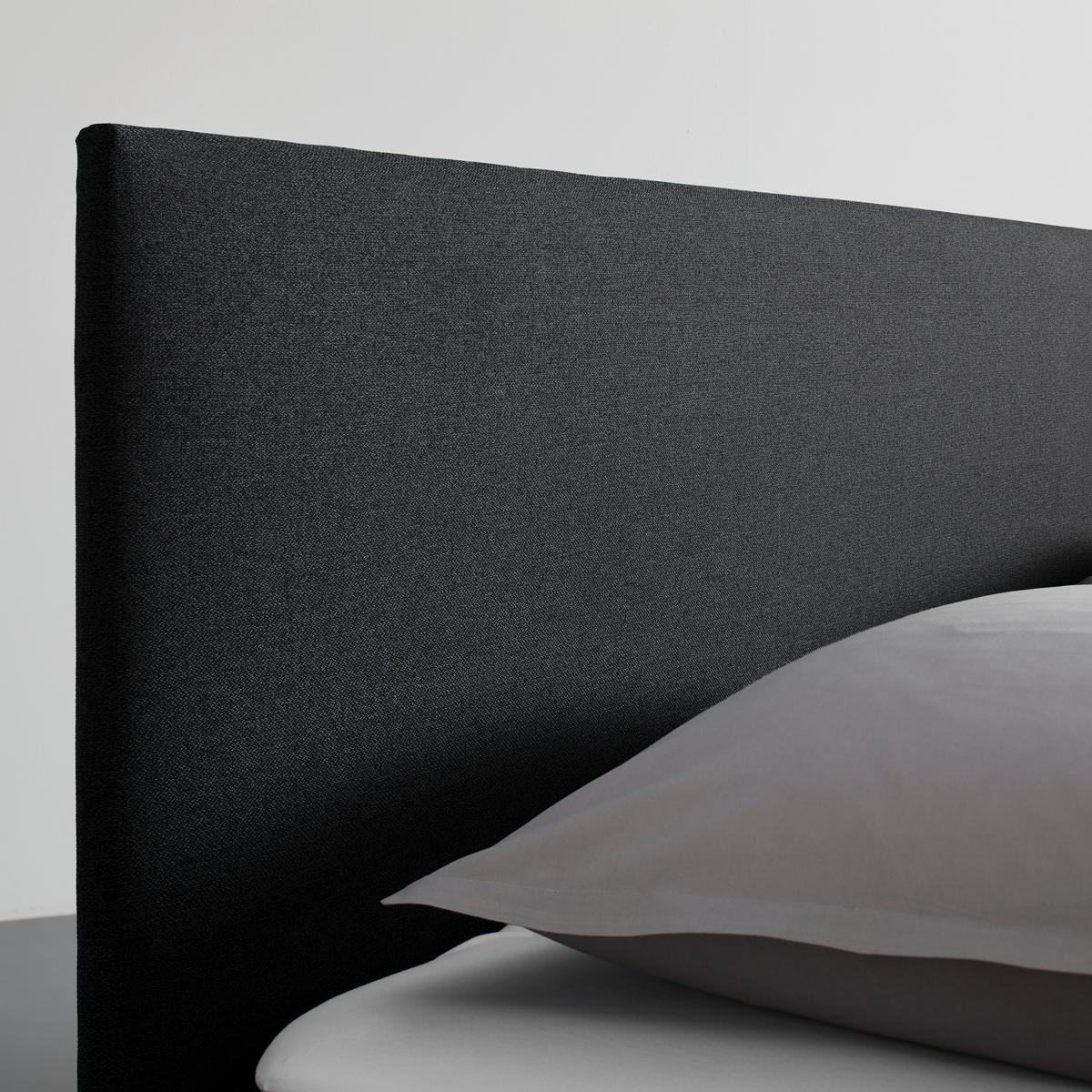 Postelja Boxspring Lucy, Temno Siva, 180x200 - temno siva/črna, Moderno, umetna masa/tekstil (180/200cm) - Bessagi Home