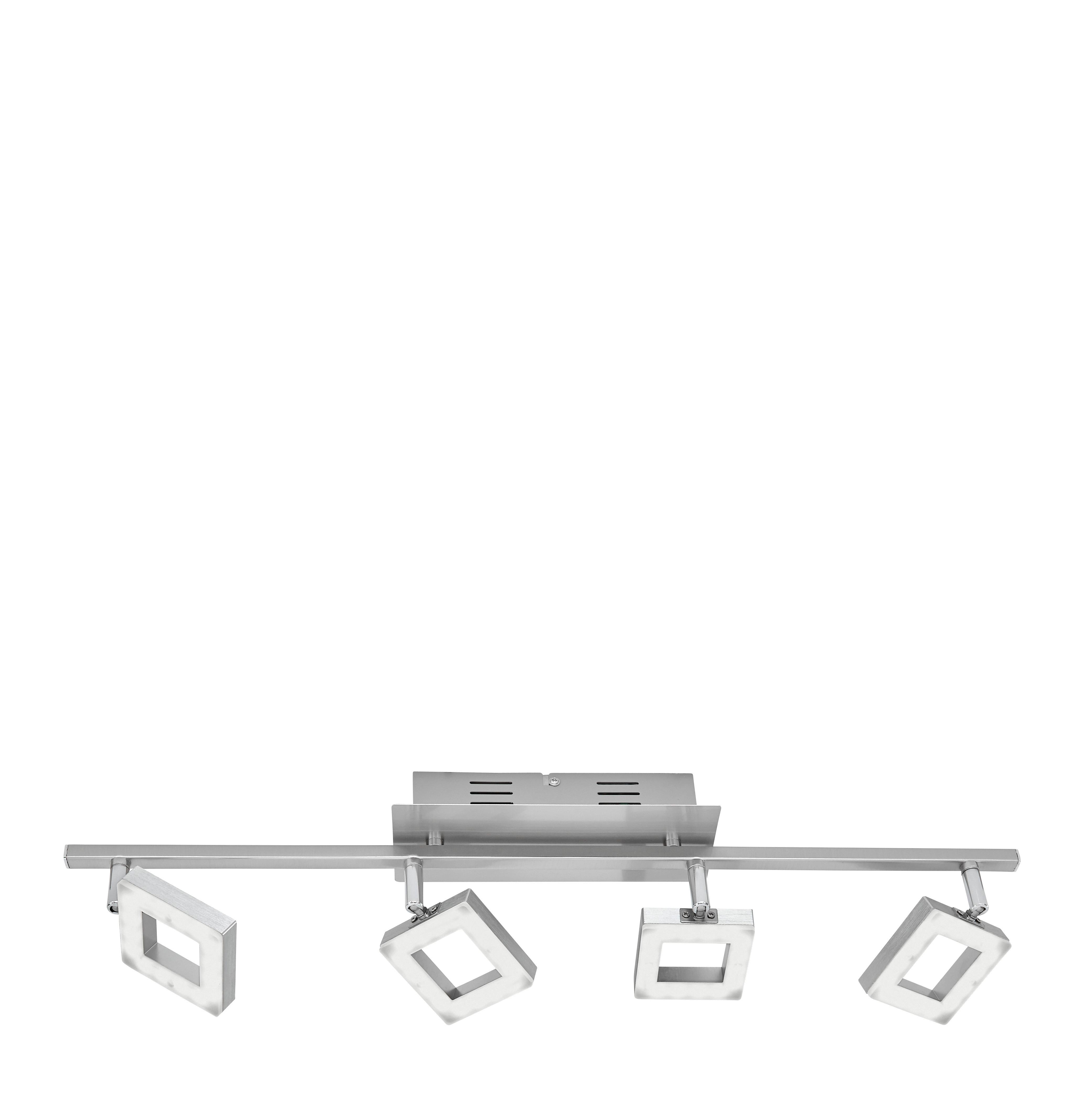 LAMPA REFLEKTOROWA LED REAL II *SBN* - kolor aluminiowy/kolor niklowy, Basics, tworzywo sztuczne/metal (67,5cm) - Novel