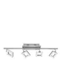 LAMPA REFLEKTOROWA LED REAL II *SBN* - kolor aluminiowy/kolor niklowy, Basics, tworzywo sztuczne/metal (67,5cm) - Novel