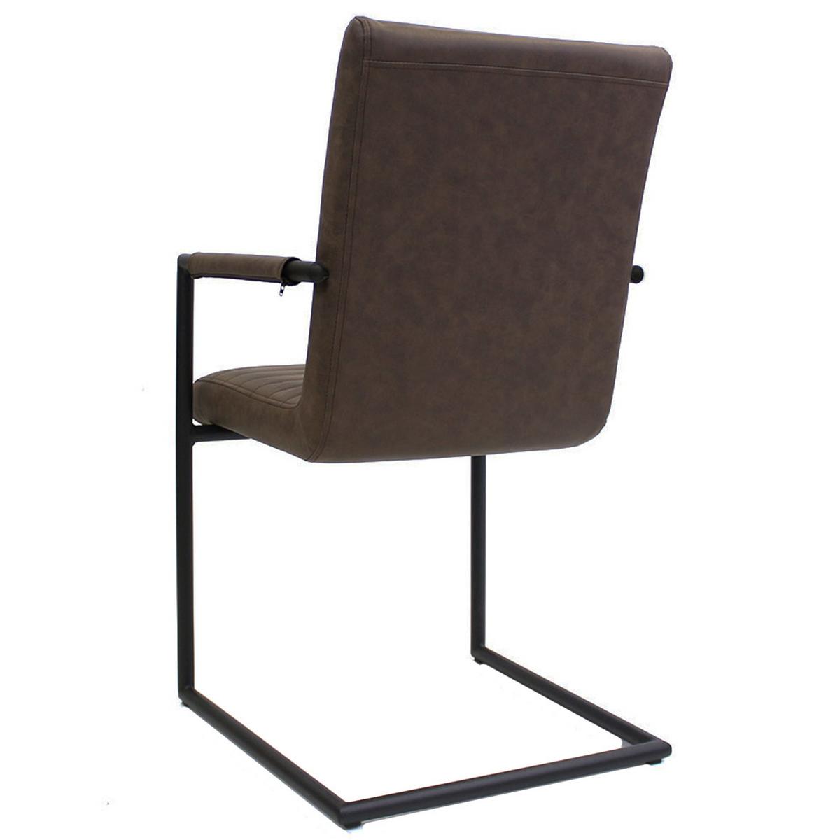 ARMLEHNSTUHL-SET BARS - Taupe/Hellbraun, LIFESTYLE, Kunststoff/Textil (54/97/57cm) - MID.YOU