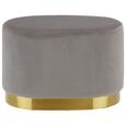 Hocker Grau - Grau, MODERN, Holz/Holzwerkstoff (60/40cm) - MÖMAX modern living