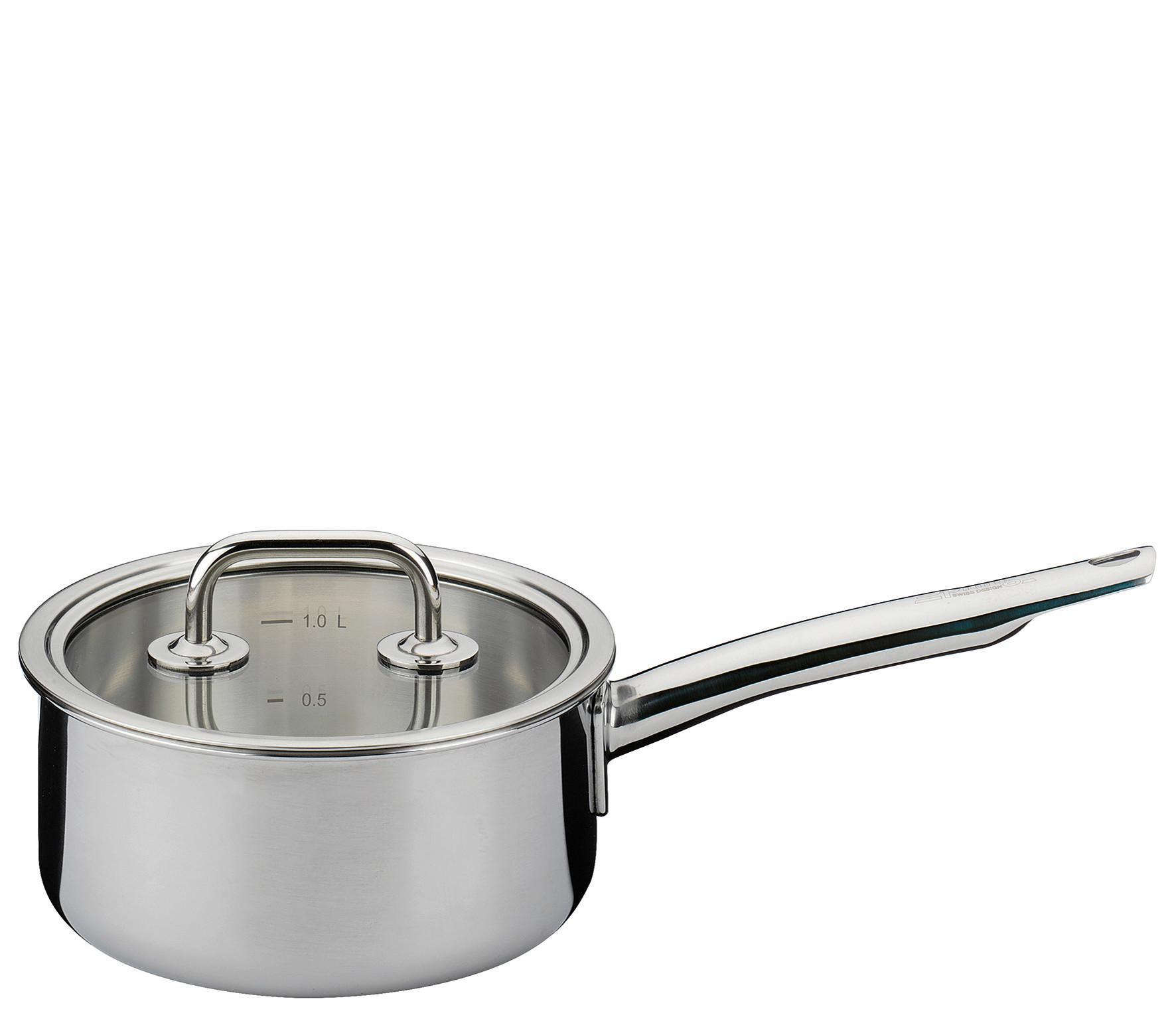 RONDEL Z RĄCZKĄ 0480810616 - kolor srebrny, Basics, metal (16/7,5cm) - Spring