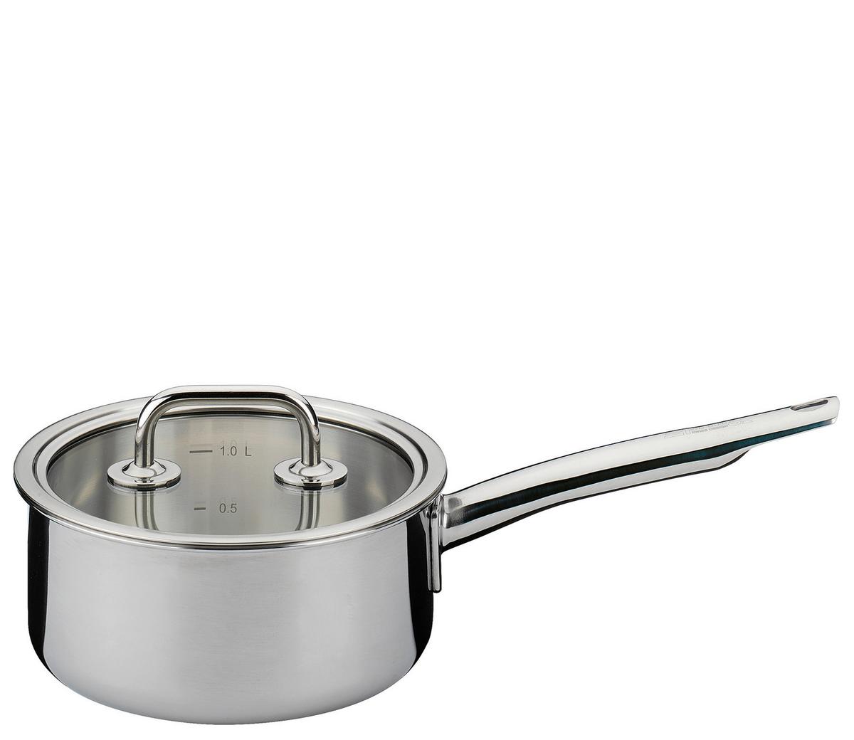 RONDEL Z RĄCZKĄ 0480810616 - kolor srebrny, Basics, metal (16/7,5cm) - Spring