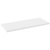 TABLETTE MURALE CHANY -SB- - blanc, MODERN, matériau en bois (60/1,8/25cm) - Mömax