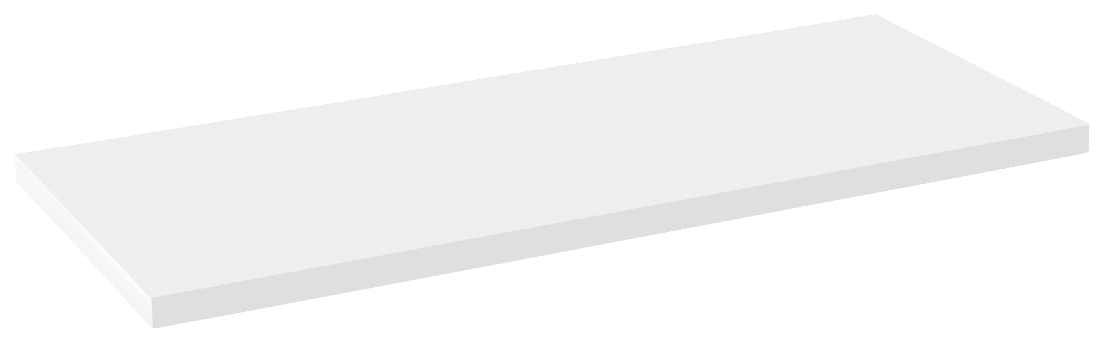 Wandboard in Weiß Hochglanz - Weiß, MODERN, Holzwerkstoff (60/2/25cm) - Mömax