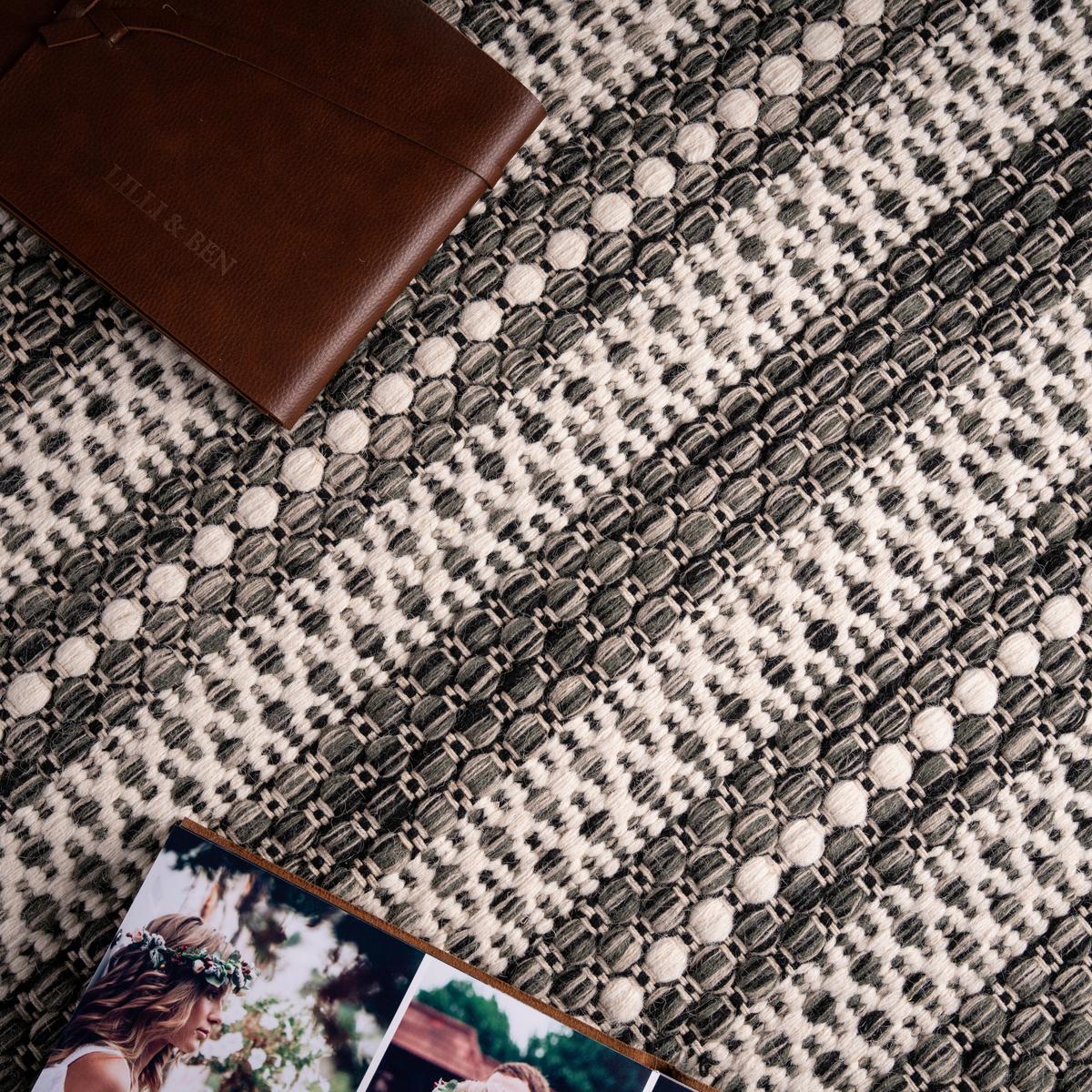 FLACHWEBETEPPICH MY JAIPUR 335 - Dunkelbraun/Beige, Konventionell, Textil (200/290cm)