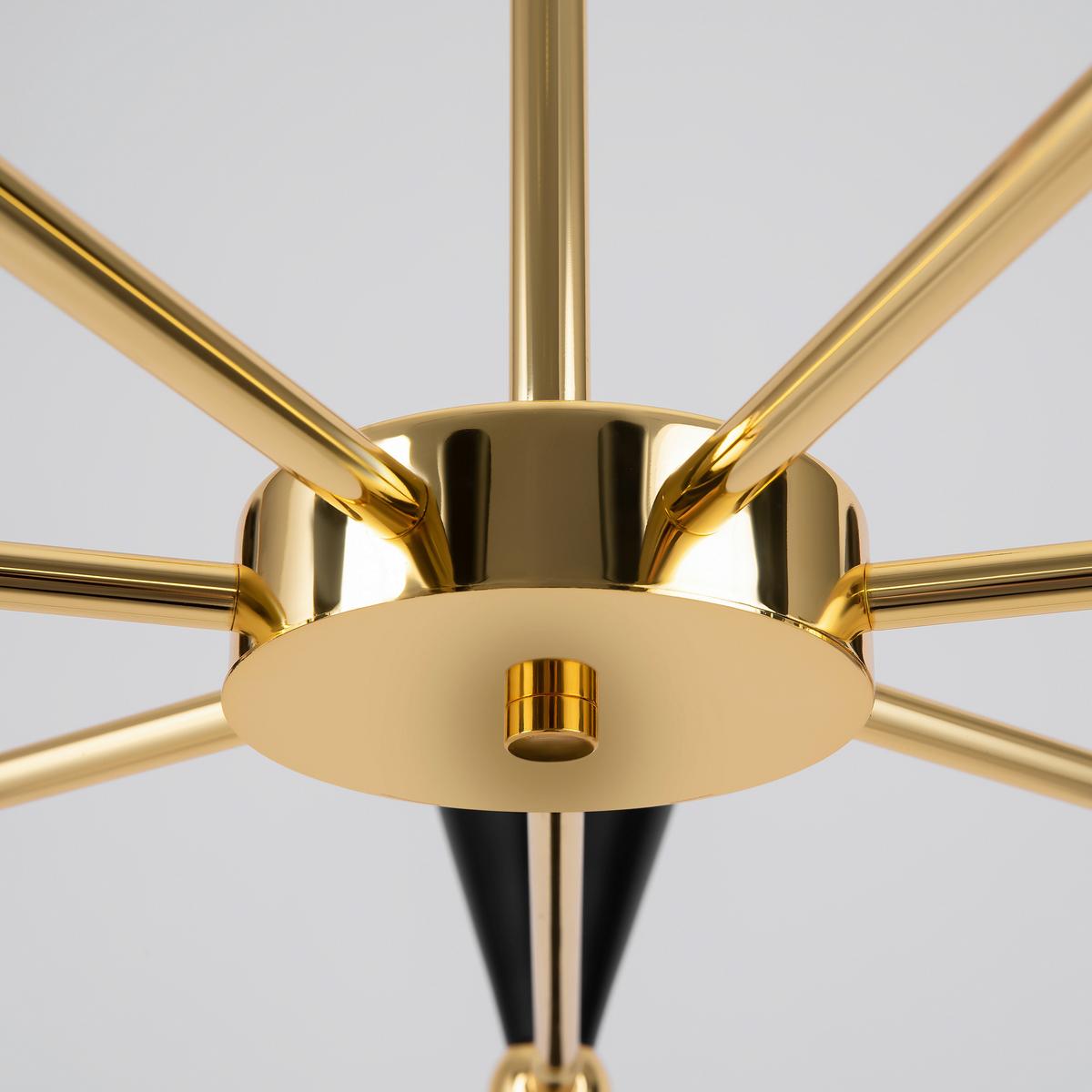 Pendelleuchte Vesper Schwarz max. 40 Watt - Goldfarben/Schwarz, Trend, Metall (91/32/91cm) - MAYTONI