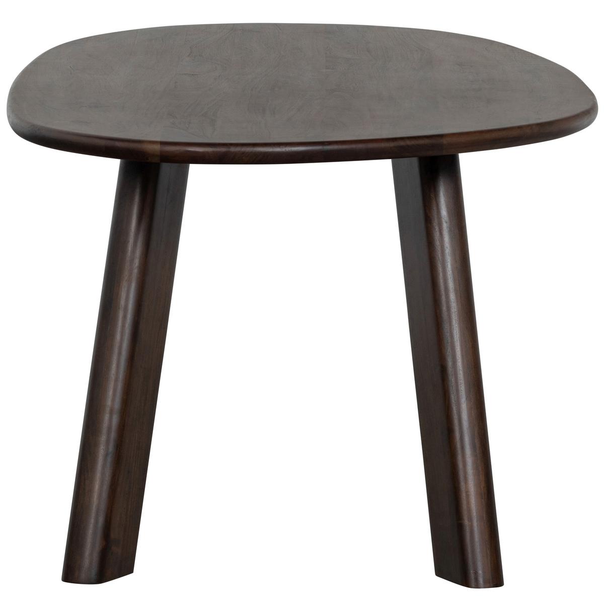 Esstisch Roundly Holz - Walnussfarben, MODERN, Holz (200/100/76cm) - Livetastic
