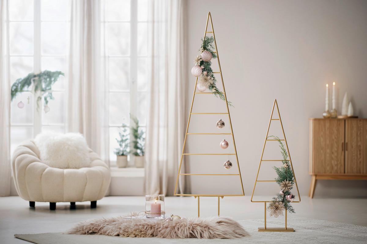 Dekor Fa Goldie - aranyszínű, Modern, fém (34/90/12cm) - Modern Living