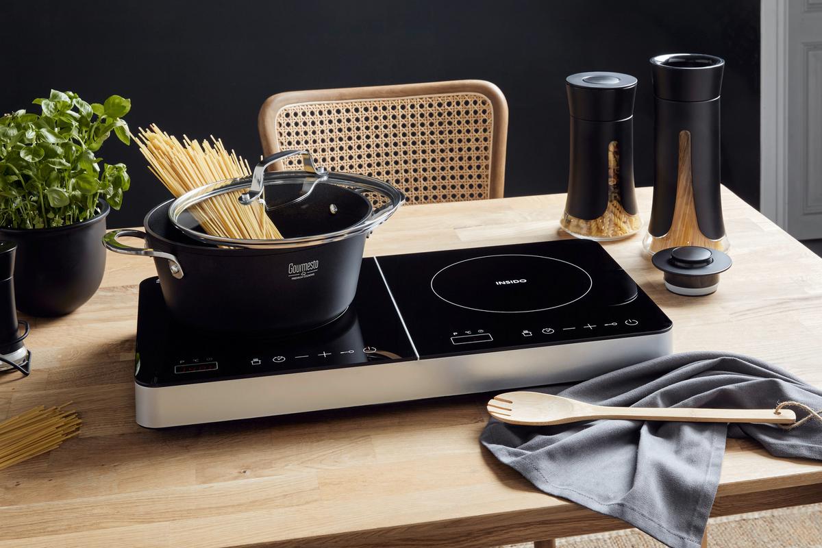 Indukciós Főzőlap Devin - fekete, Romantik / Landhaus, műanyag/Üveg (56/31/6,5cm) - Insido