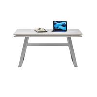 Pisalna Miza Tiflis 1 - barve nerjavečega jekla/bela, Moderno, kovina/leseni material (140/75/60cm) - Mömax