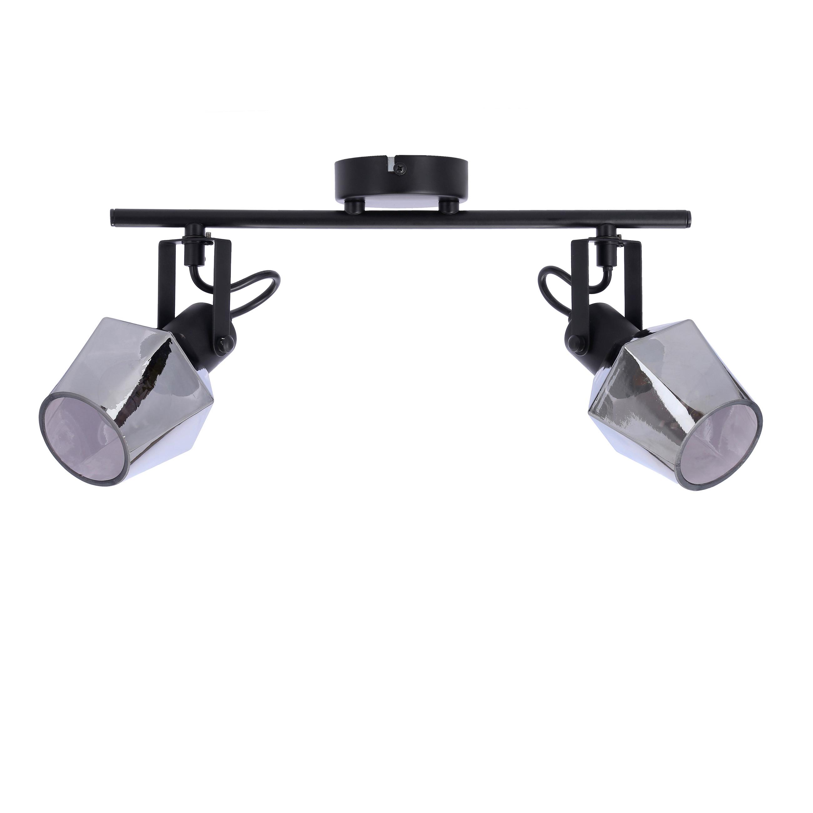 Reflektor Randi - crna, Design, staklo/metal (44/9/22cm)