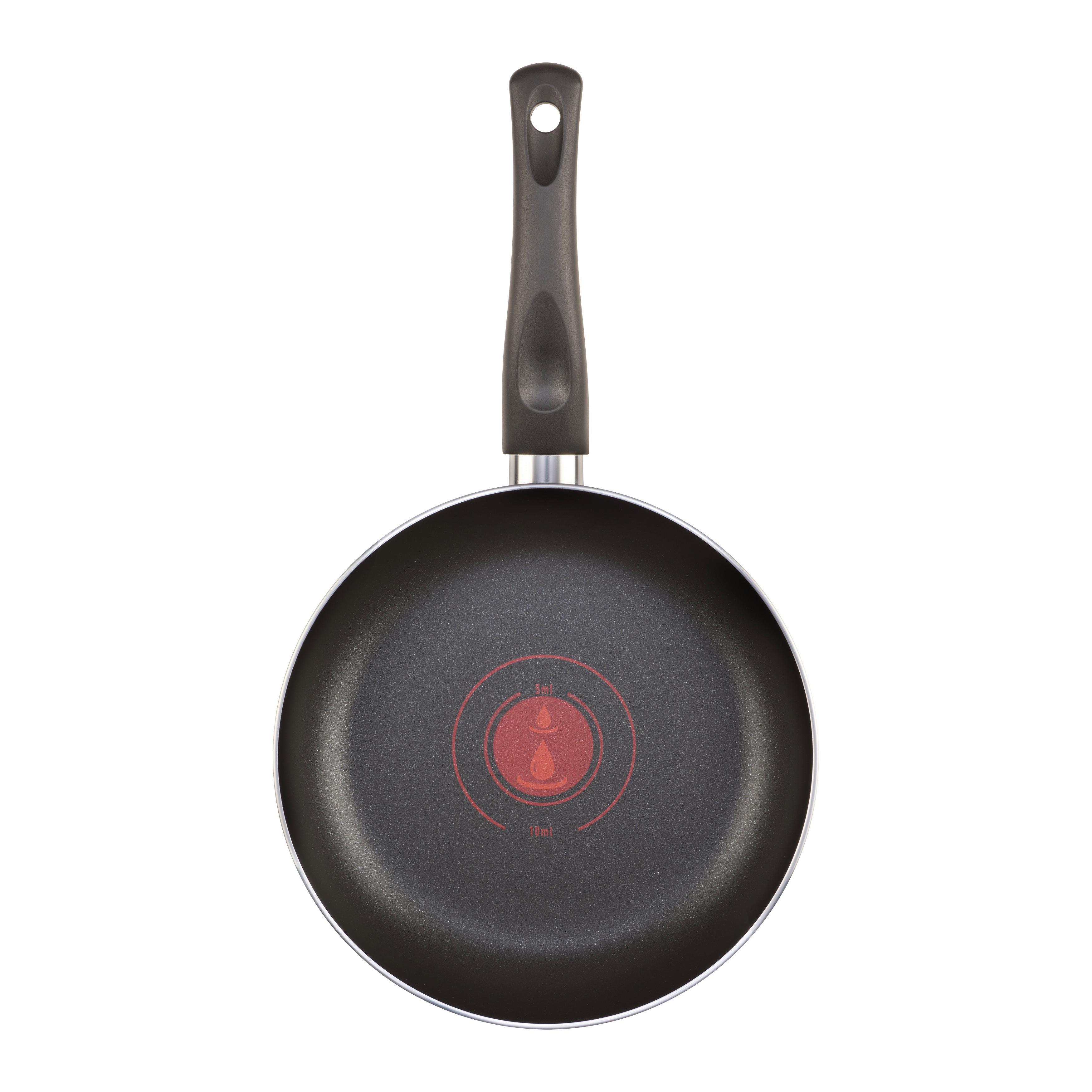 Bratpfanne Ronny Grau/Schwarz Ø ca. 24cm - Schwarz/Grau, KONVENTIONELL, Metall (24/4,3cm) - Based