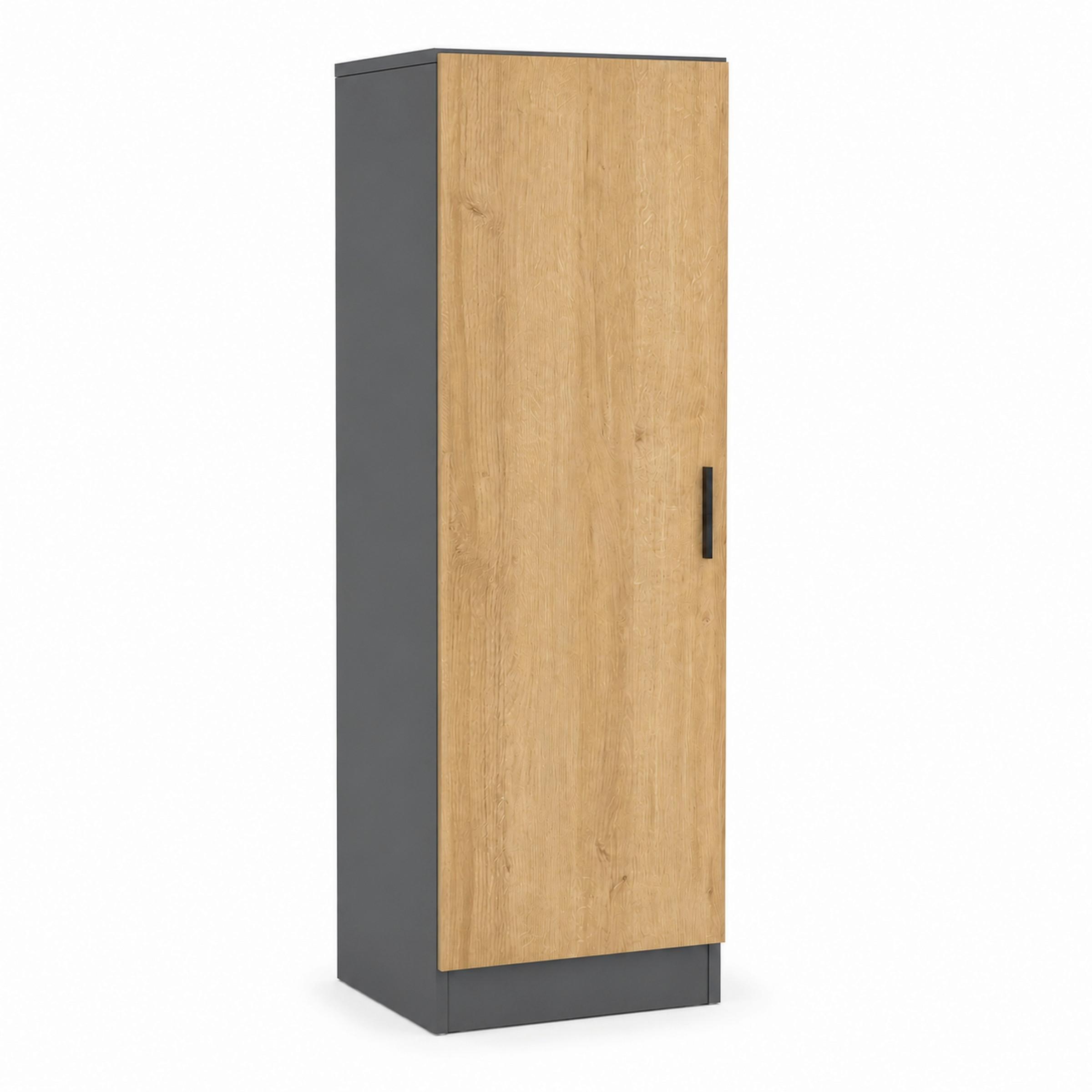 Aktenschrank Dilos S - Honigeiche/Anthrazit, Modern, Holzwerkstoff (38/114/32cm) - MID.YOU
