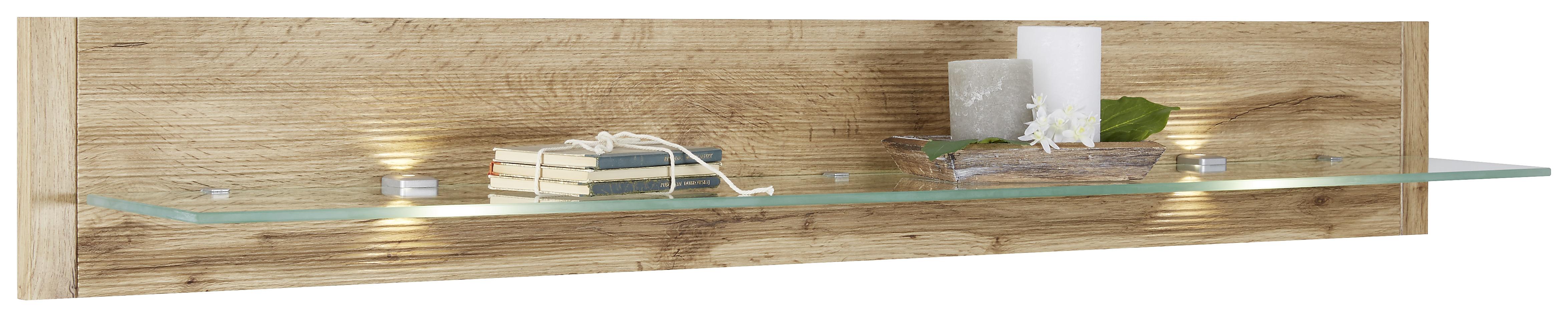 Wandboard in Eichefarben - Eichefarben, MODERN, Holzwerkstoff (140/20/21cm) - Modern Living