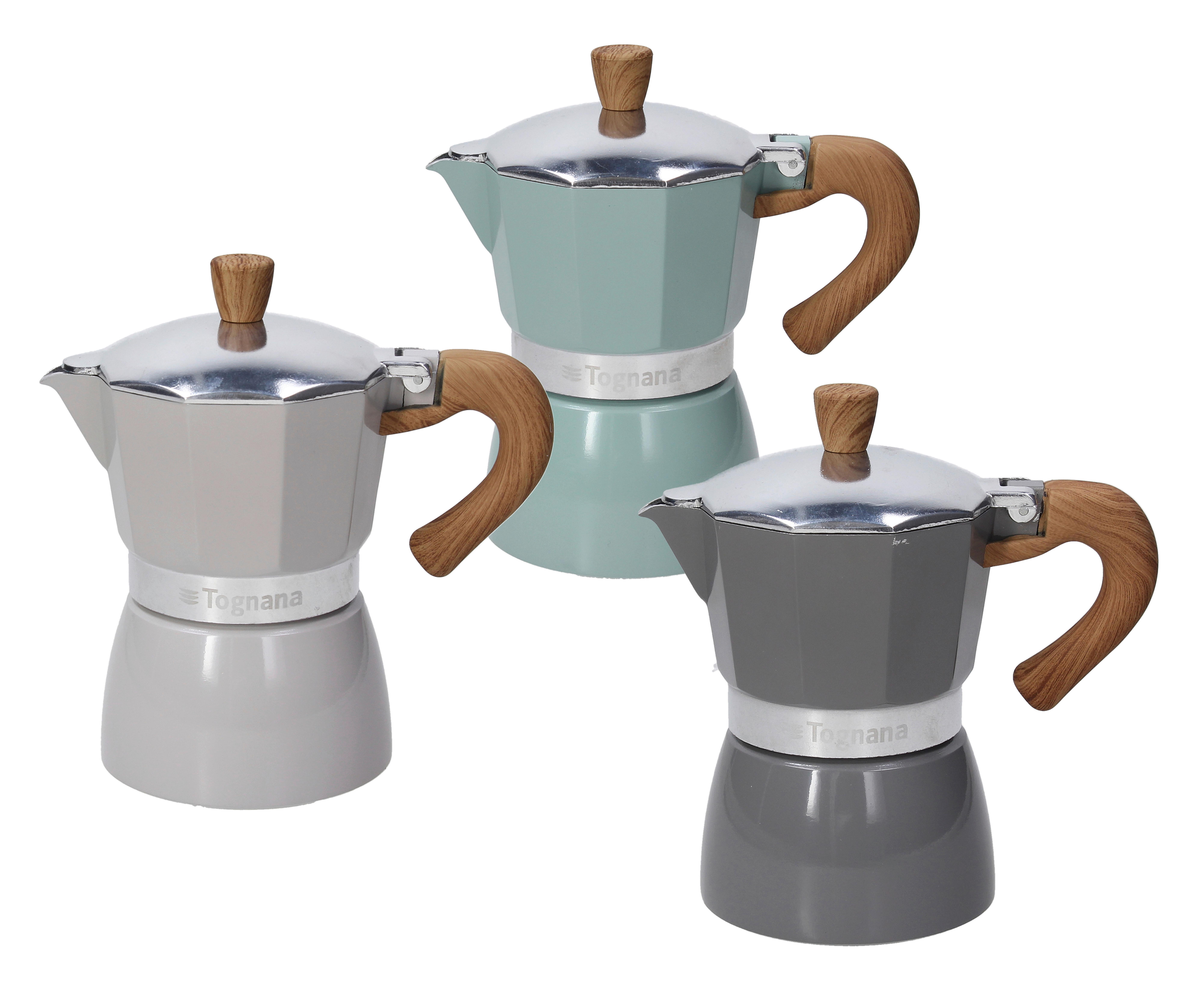 Kotyogós Kávéfőző 3 Személyes - többszínű, fém (16/16/9cm)