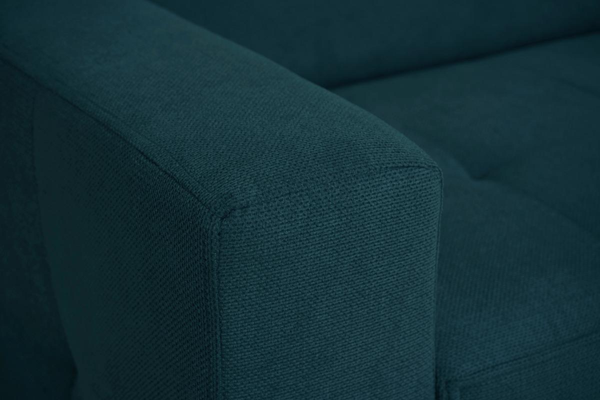Kutna Garnitura Marco - boje petroleja/crna, Konvencionalno, drvni materijal/drvo (238/78-94/170cm) - Modern Living