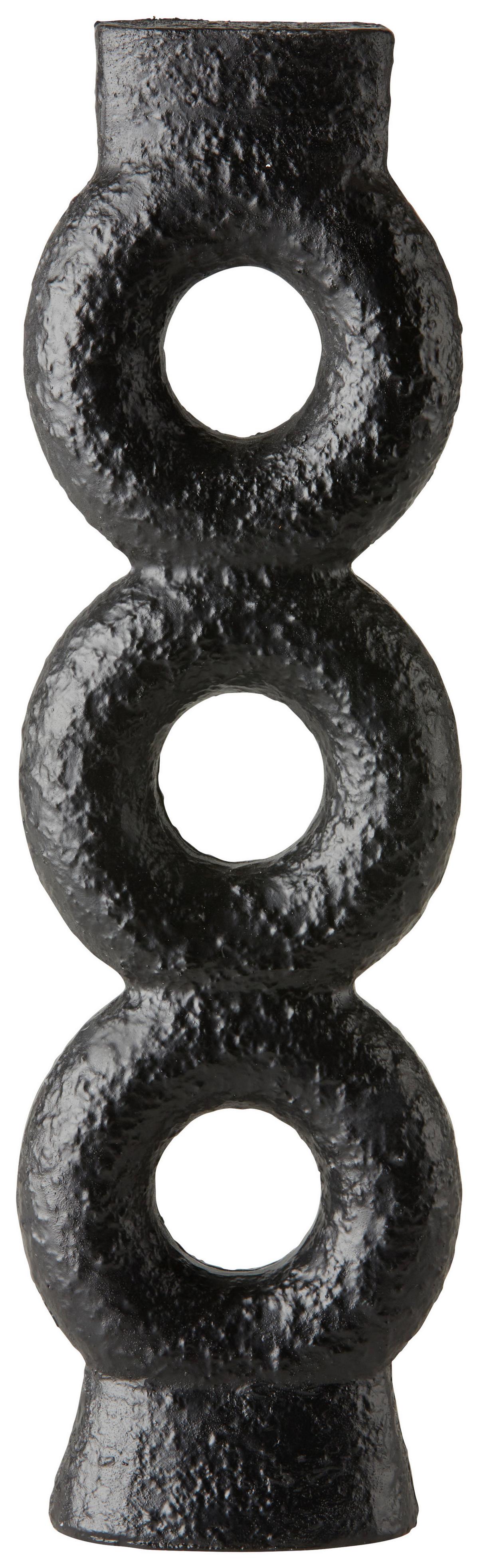 Szobor Binge - fekete, műanyag (10/35/3cm) - Modern Living