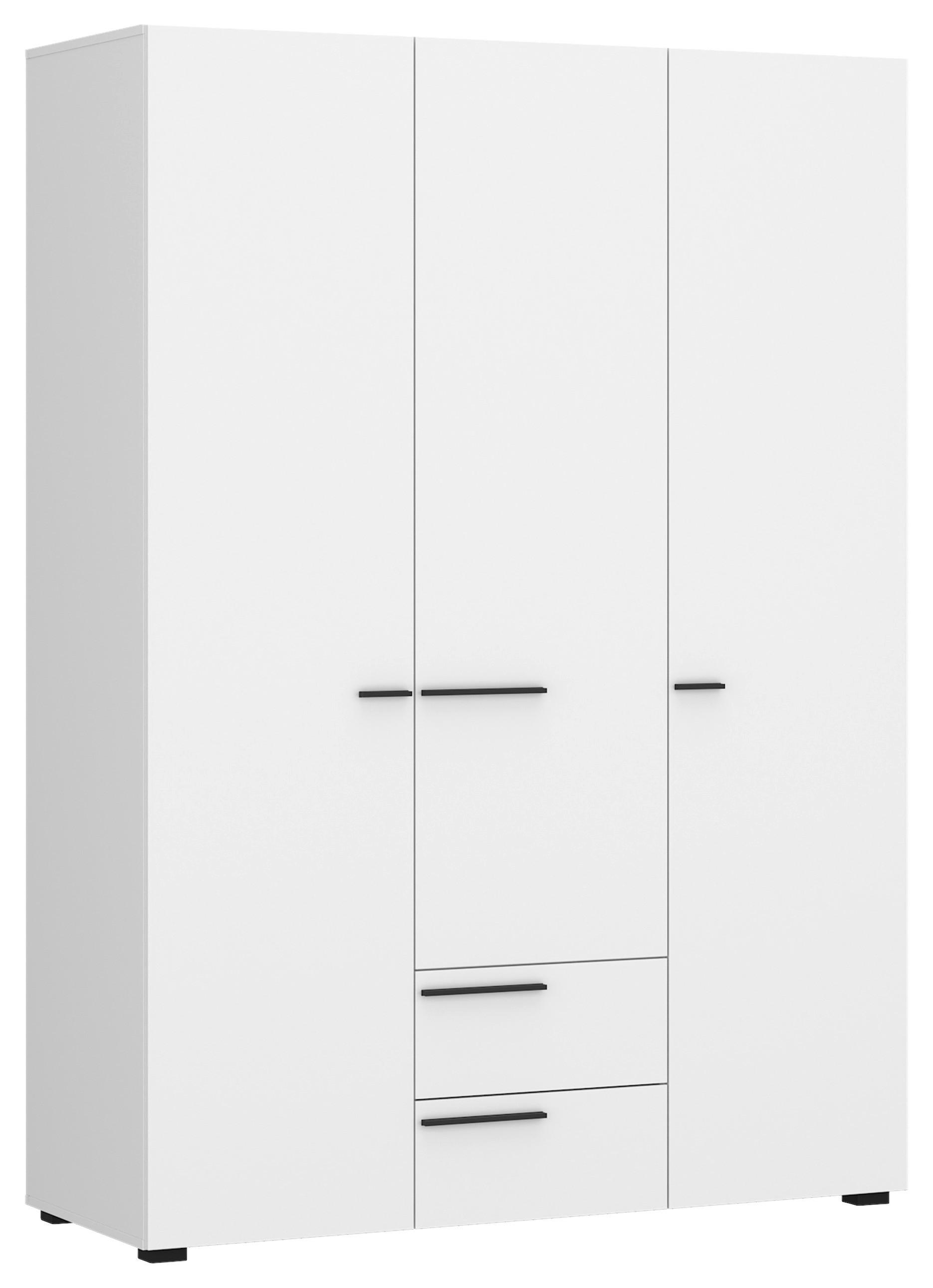 Ormar S Klasičnim Vratima Marlow - bijela, Moderno, drvni materijal/plastika (135/194,9/59,6cm) - Modern Living