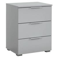 Noptieră ALABAMA - gri deschis, Modern, material pe bază de lemn (47/62/42cm)