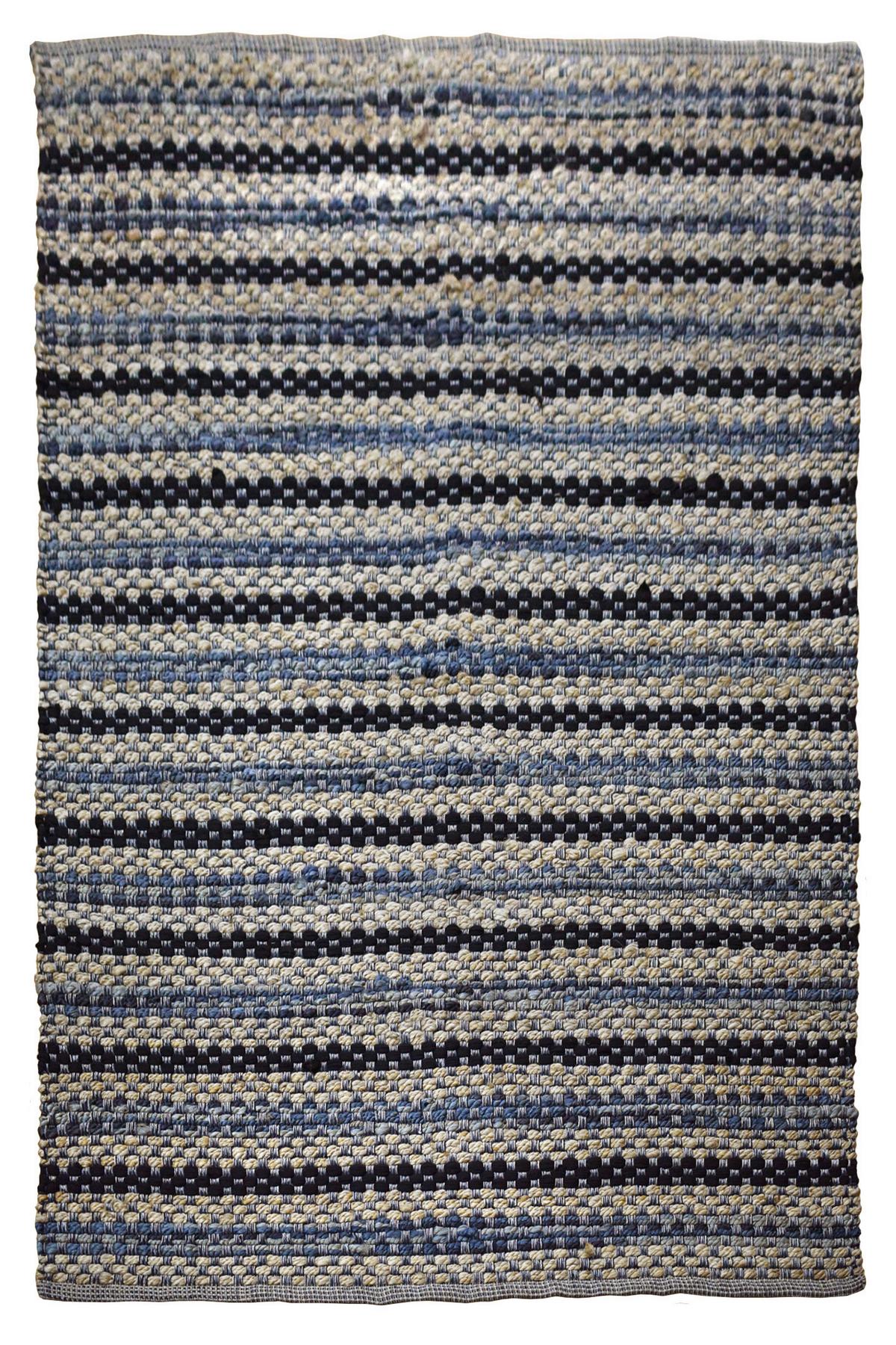 JUTETEPPICH SIENNA 210 MULTI/GRAU 160X230 - Multicolor/Grau, Basics, Textil (160/230cm) - Kayoom