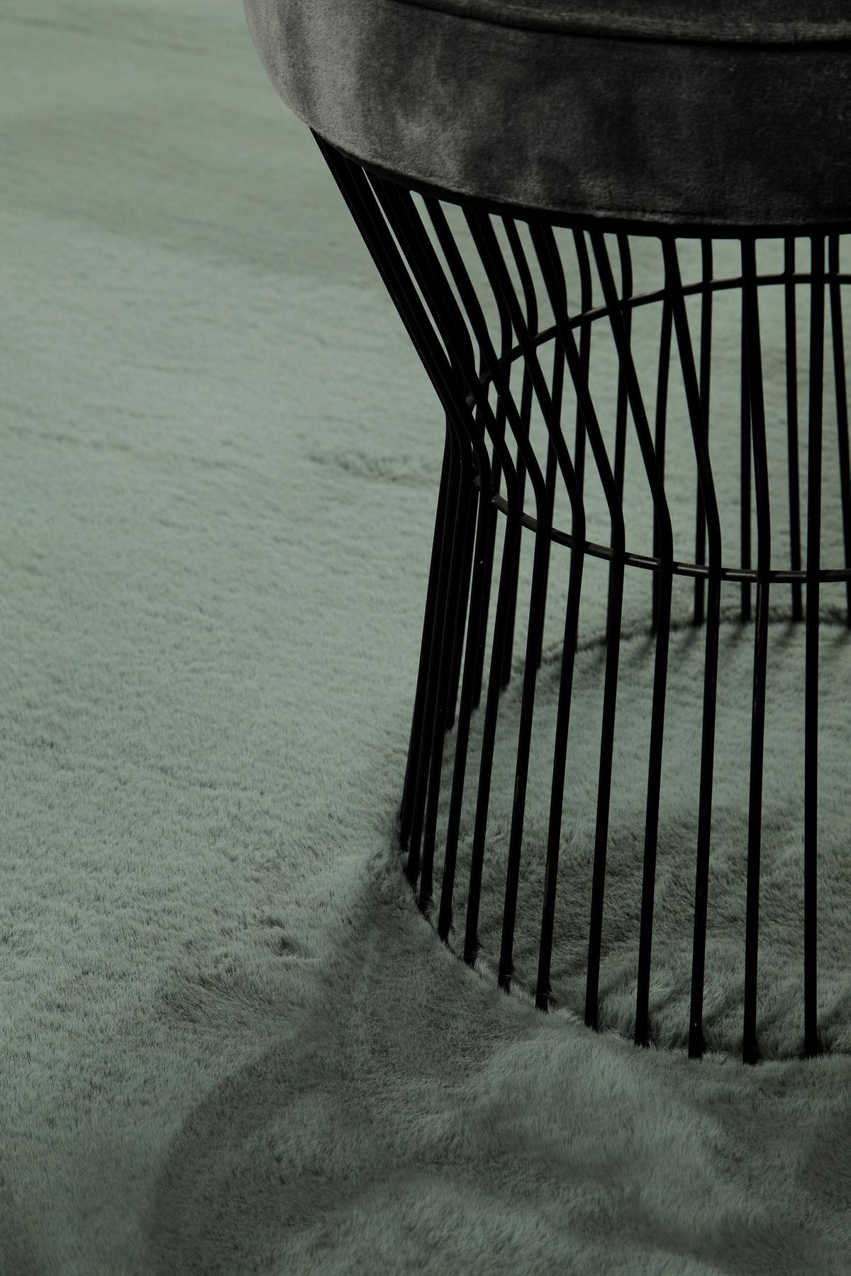 DYWAN Z WYSOKIM RUNEM ALICE ESPRIT - szałwiowy, Konventionell, tkanina (70/140cm) - Esprit