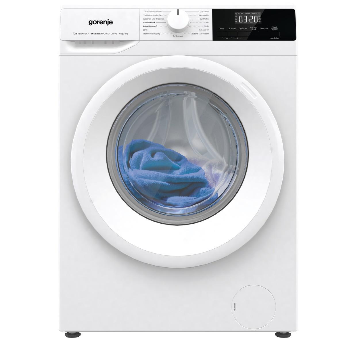 Waschtrockner W3D2A854ADPS/DE, in Weiss - Weiß, MODERN (60/85/54cm) - Gorenje