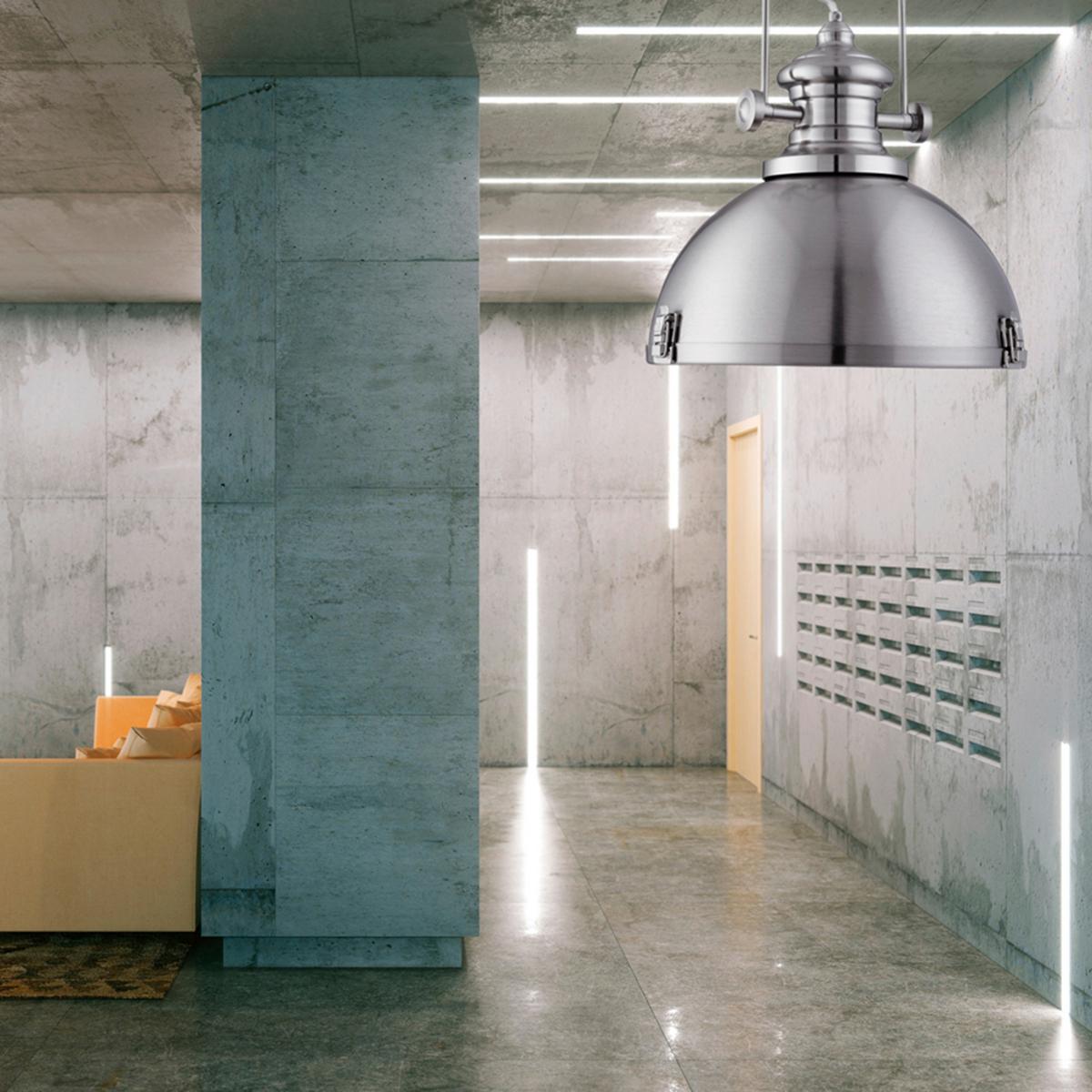 Függeszték Louisiana 2297ss - ezüstszínű, Design, műanyag/fém (31/150cm)