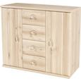 Comodă Karin - culoare lemn fag, Modern, compozit lemnos (105/80/35cm) Comodă Karin - culoare lemn fag, Modern, compozit lemnos (105/80/35cm)