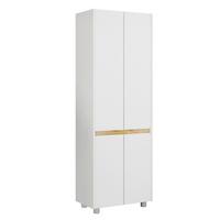 Hochschrank Cosila - Honigeiche/Weiss, Trend, Holzwerkstoff/Kunststoff (57/165/33cm) - MID.YOU