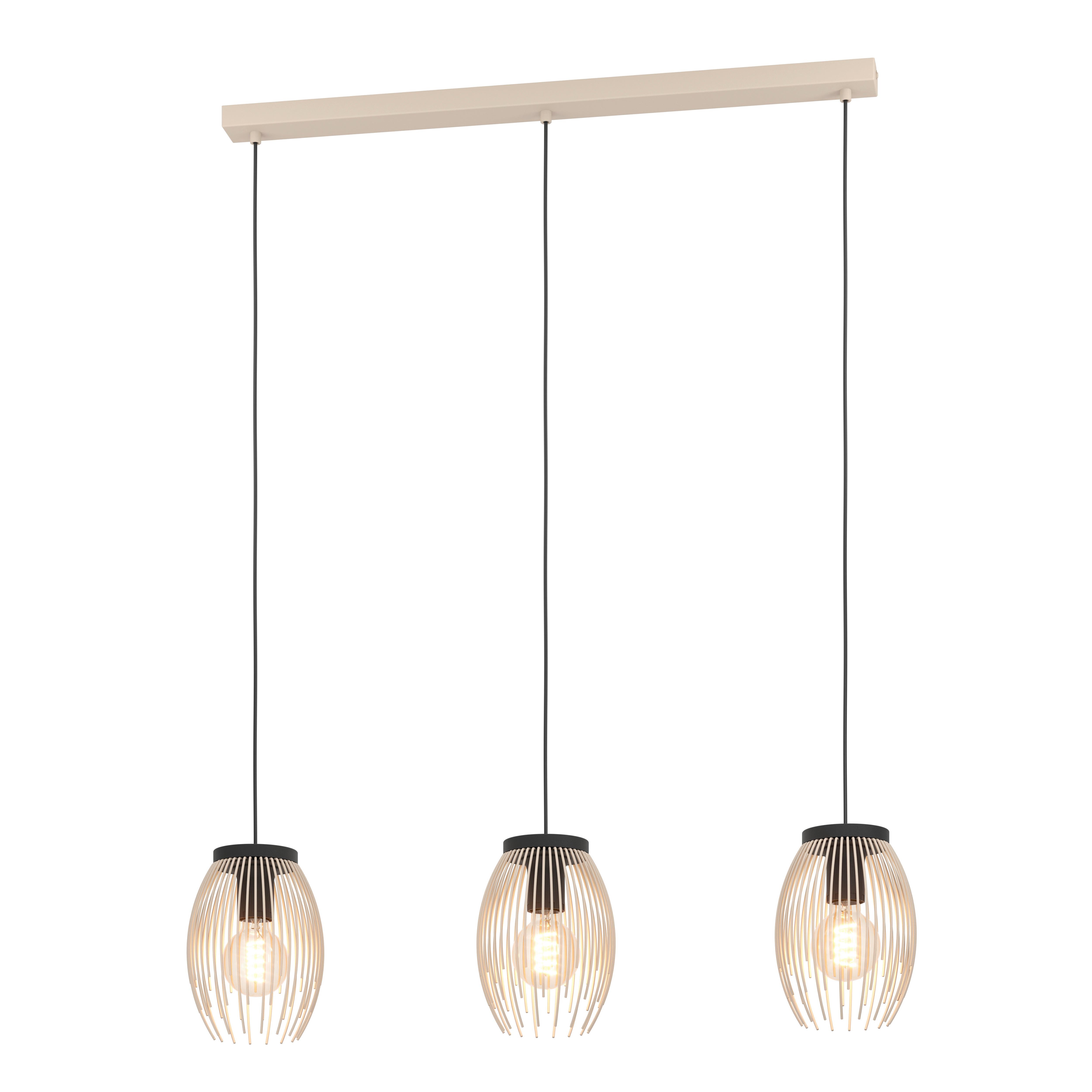 LAMPA WISZĄCA 185829 PLATO *SBN* - czarny, Basics, tworzywo sztuczne/metal (77/16/110cm) - Novel