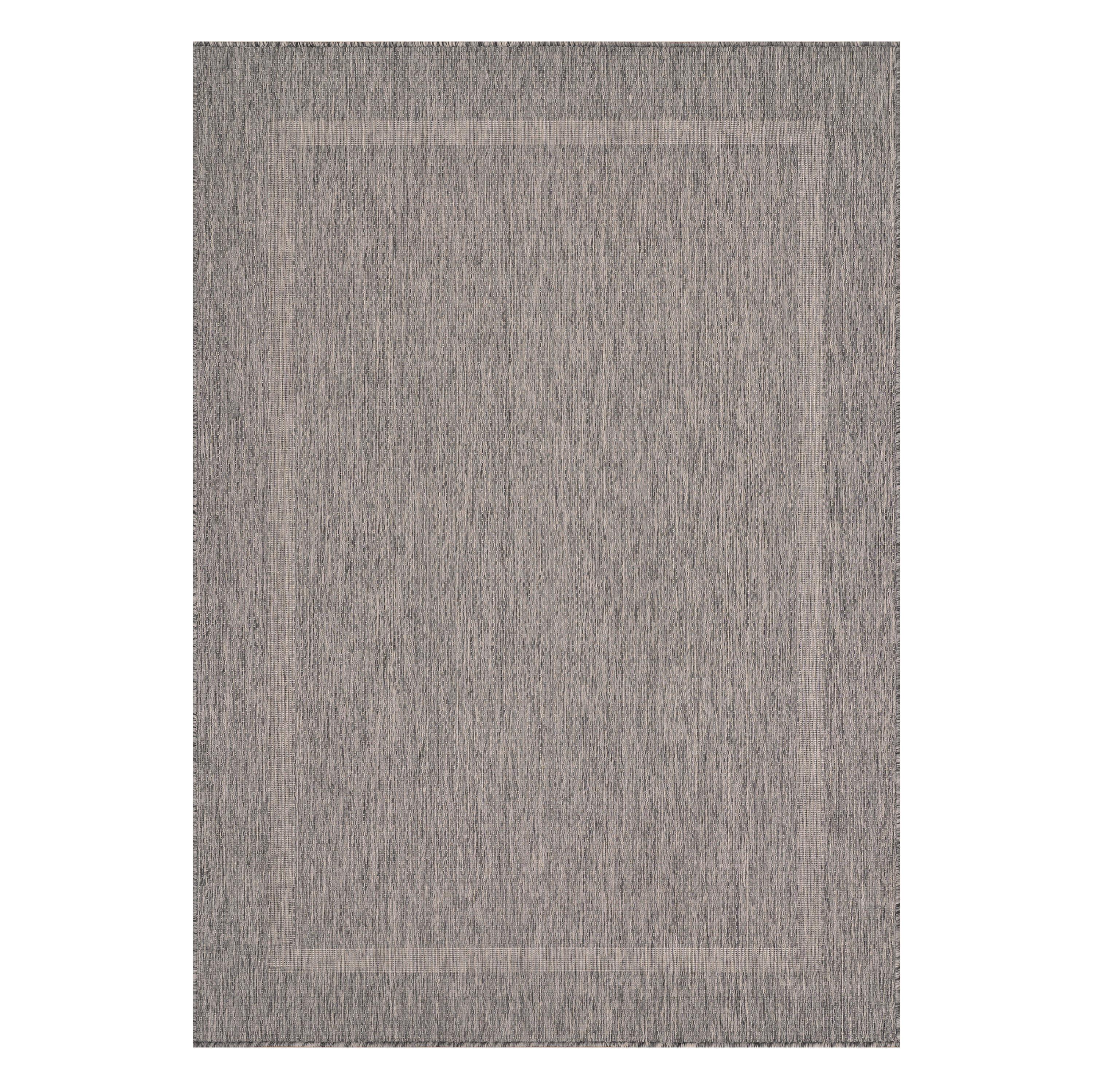 Flachwebeteppich Relax Grau ca. 80x250cm - Grau, Basics, Textil (80/250cm) - Novel