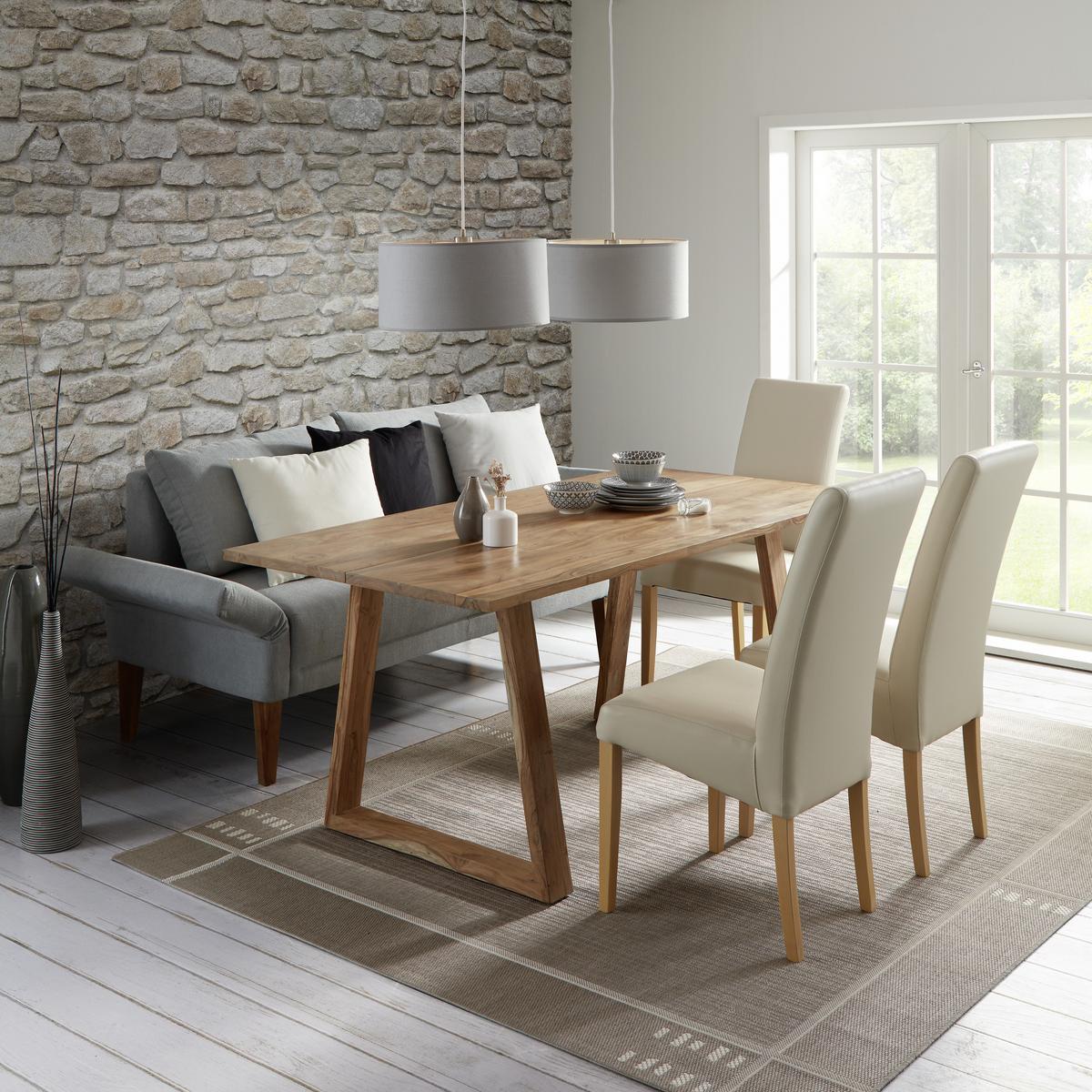 chaise in Beige - beige, Konventionell, bois (48/104/48cm) - Zandiara