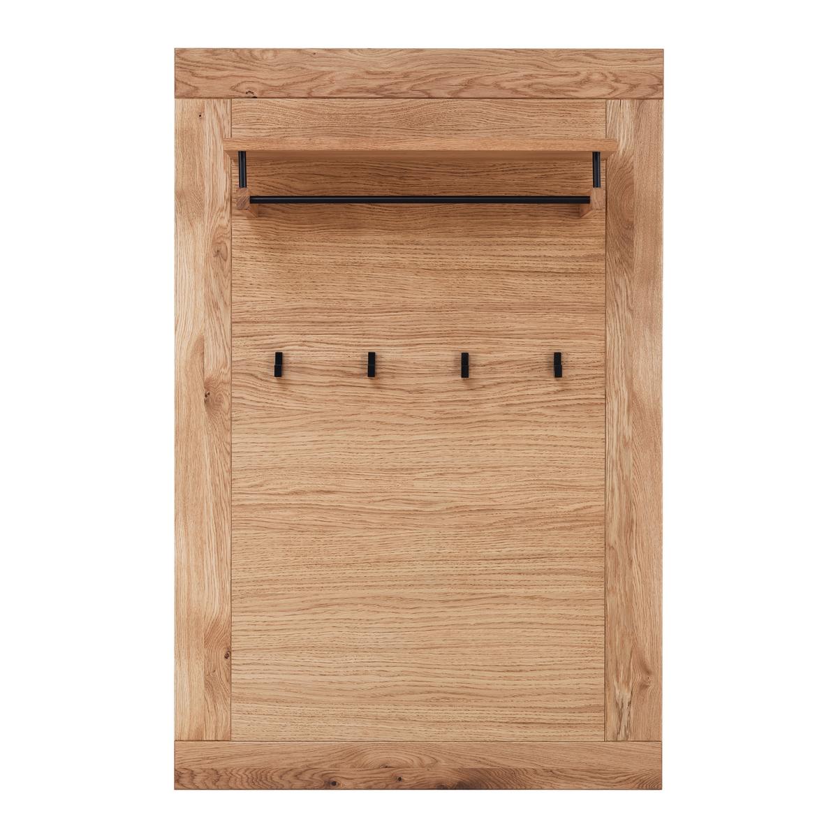 Garderobenpaneel Lola in Weildeiche - Wildeiche, Lifestyle, Holz (80/120/30cm) - ecoTree