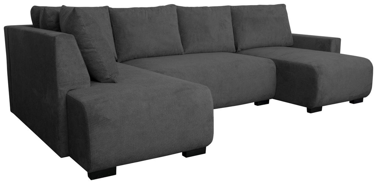 Canapea modulara VERONICE - albastru/antracit, Trend, textil (171/313/141cm) - Modern Living