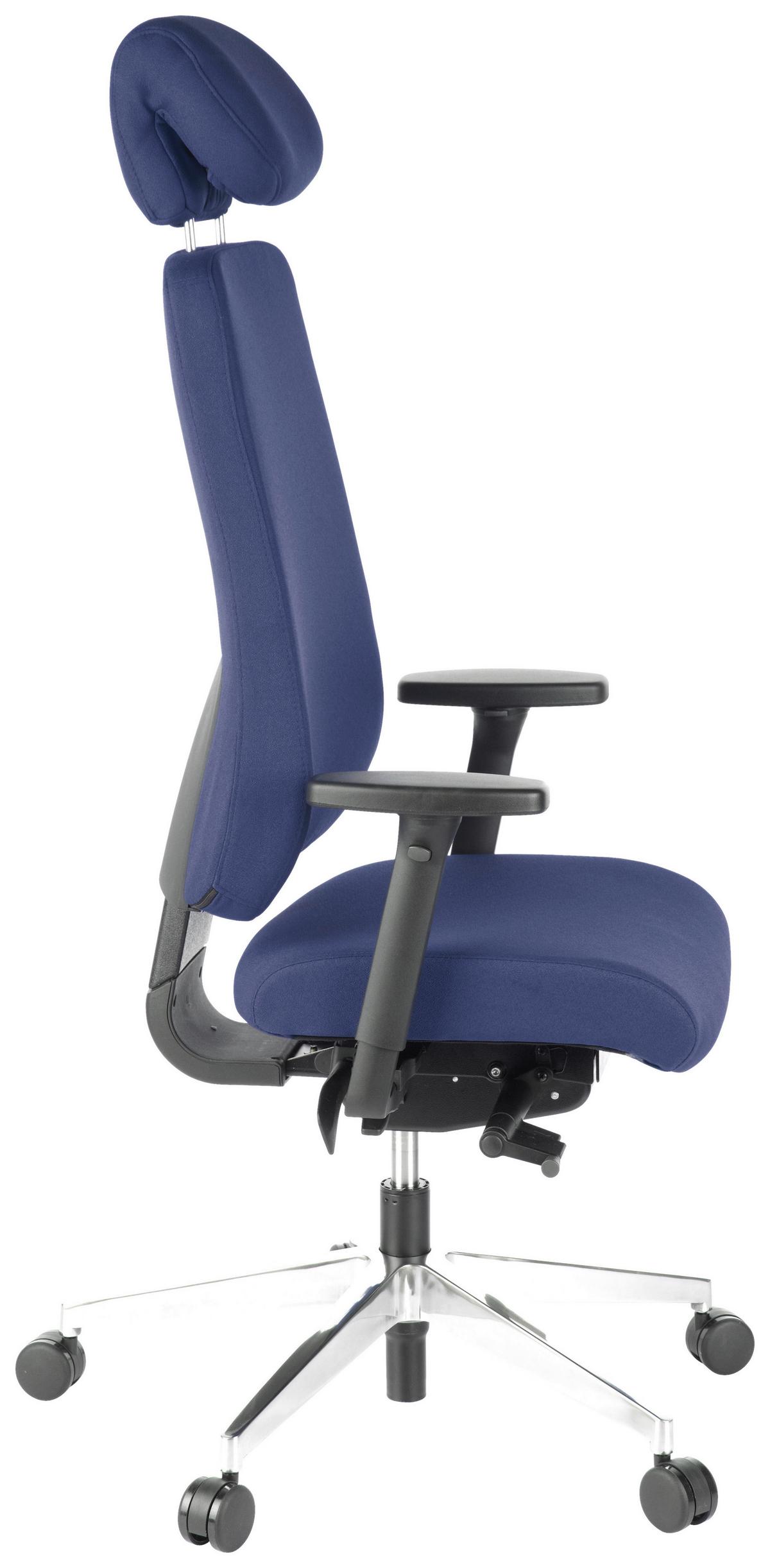 Pisarniški Stol Pro-tec 400, Modra - temno modra, Moderno, kovina/umetna masa (70/148/65cm) - MID.YOU