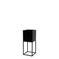 Blumenständer Schwarz - Schwarz, Basics, Metall (19/47/19cm)