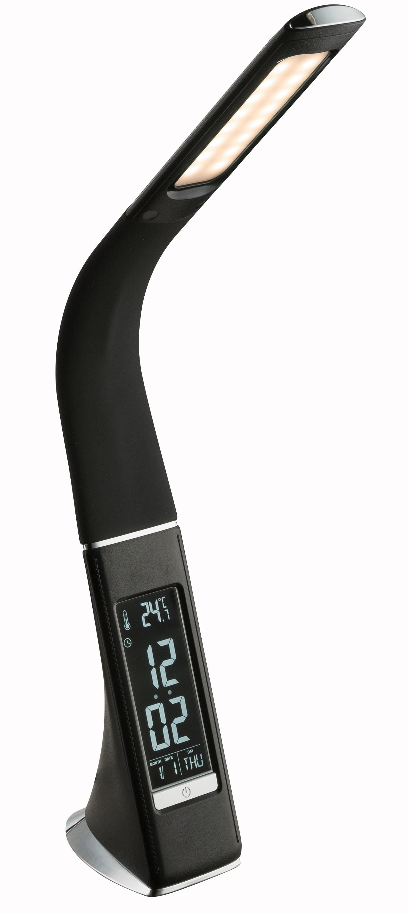 Namizna Led-svetilka Sophie, S Sijalko - črna, Design, kovina/umetna masa (25/7/50cm) - Globo