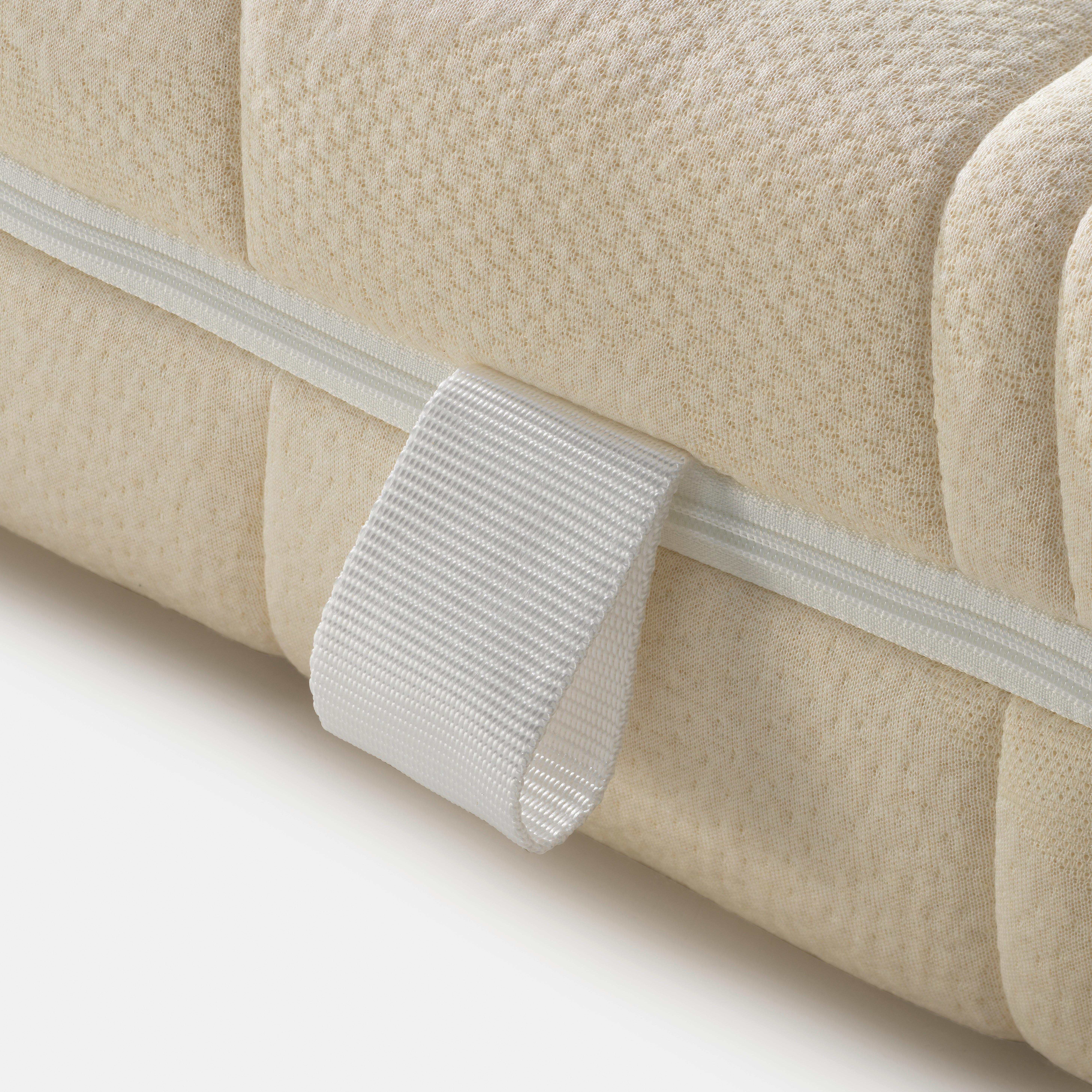 Latexmatratze Waldgrün ca.90x200 cm Weiß - Weiß, Basics, Textil (90/200cm) - Linea Natura