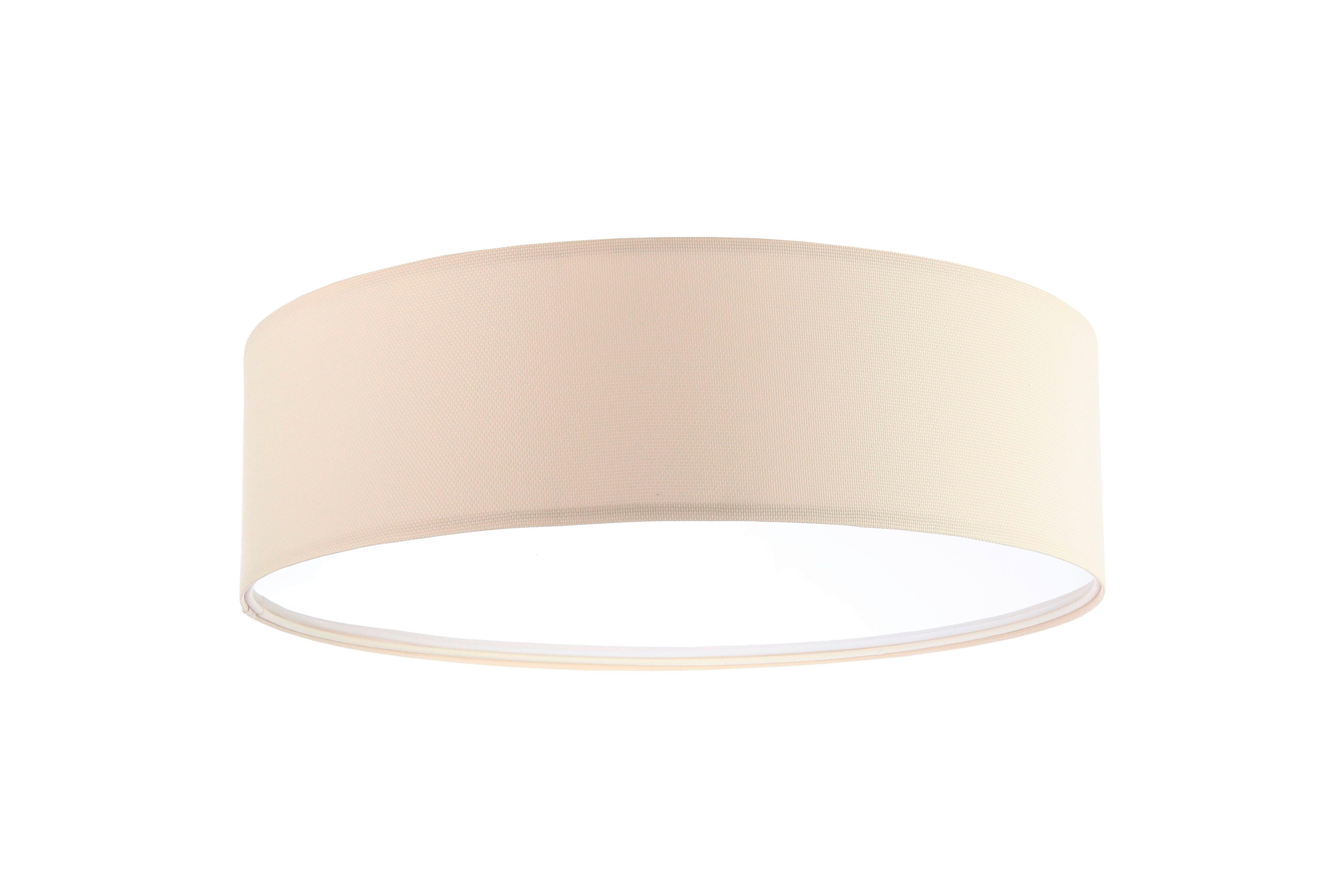 LAMPA SUFITOWA 090-211-50 LUMI LIGHT - kremowy, Design, tworzywo sztuczne/metal (50/20cm)