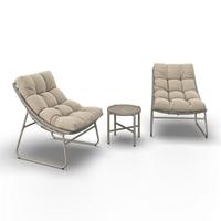 Set balcon Elia - crem, Modern, plastic/metal - Bessagi Garden