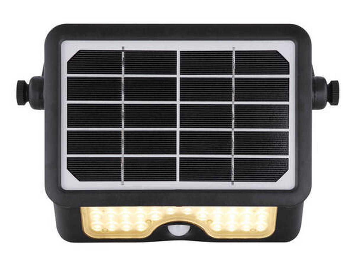 Solarna Svetilka Solar, S Sijalko - črna, Basics, umetna masa (23,2/15/3,4cm) - Globo