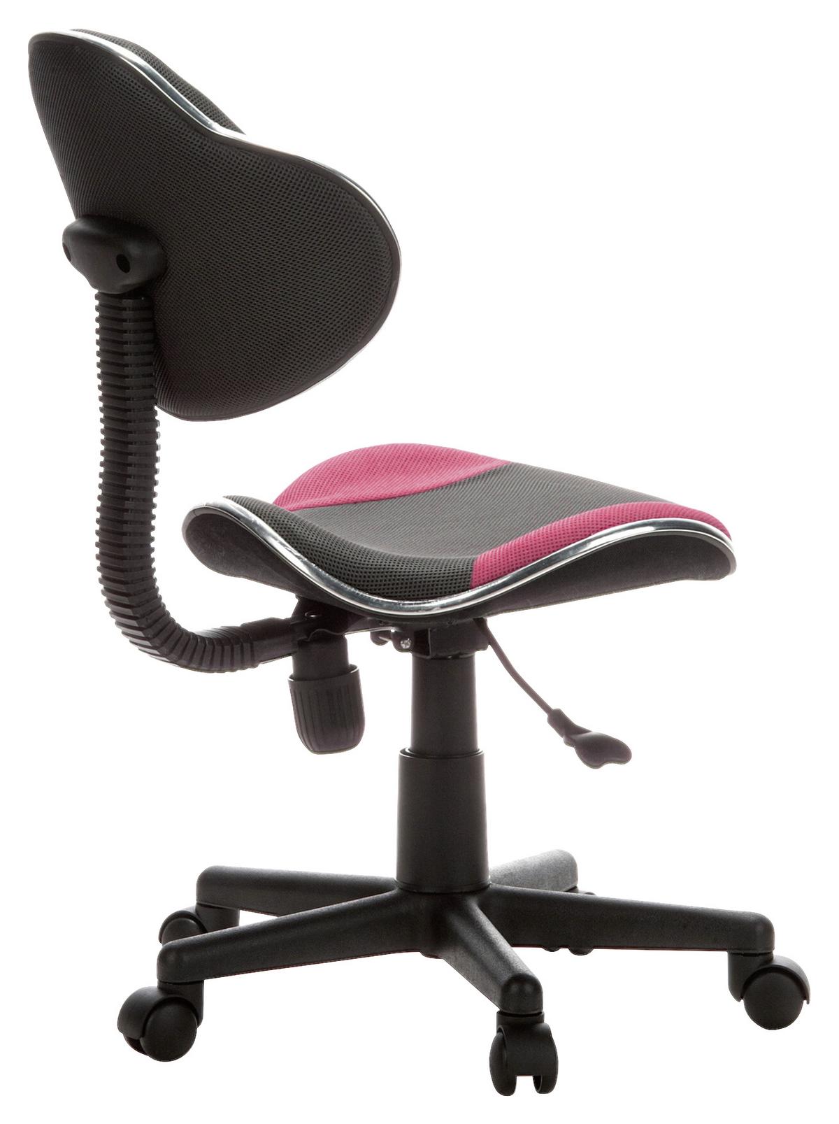 Mladinski Vrtljivi Stol Kiddy Gti 2, Siva, Roza - pink/siva, Basics, umetna masa (45/86-101/42cm) - MID.YOU
