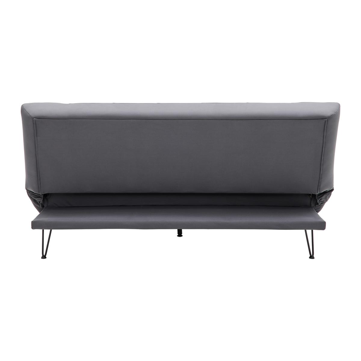 Zofa S Posteljno Funkcijo Geli, Temno Siva - temno siva/črna, Moderno, kovina/tekstil (192/88/97cm) - Bessagi Home