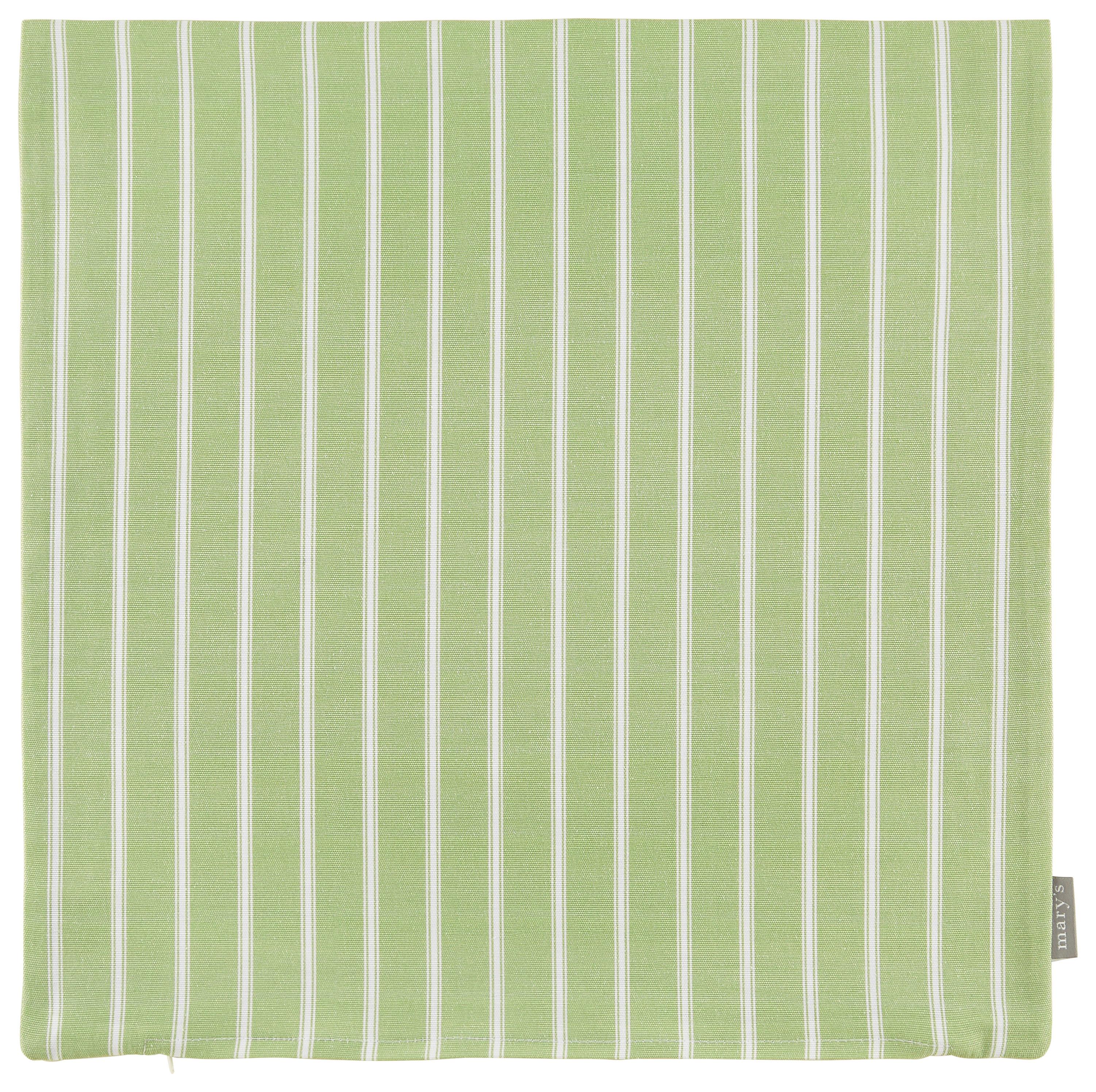 Párnahuzat Steffi 50/50cm - fehér/zöld, Konventionell, textil (50/50cm) - Mary's