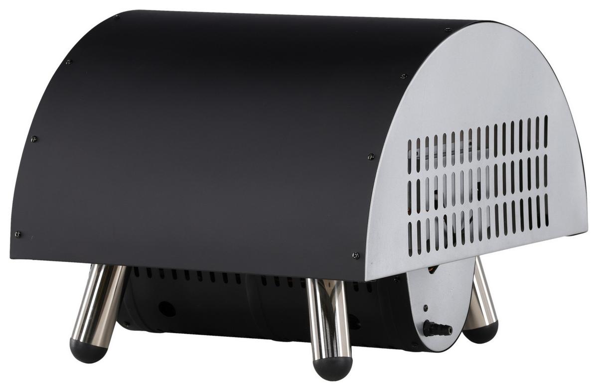 Pizzaofen Sentosa ca. 52x39x49 cm Schwarz - Schwarz, KONVENTIONELL, Metall (52/39/49cm) - Gardenson