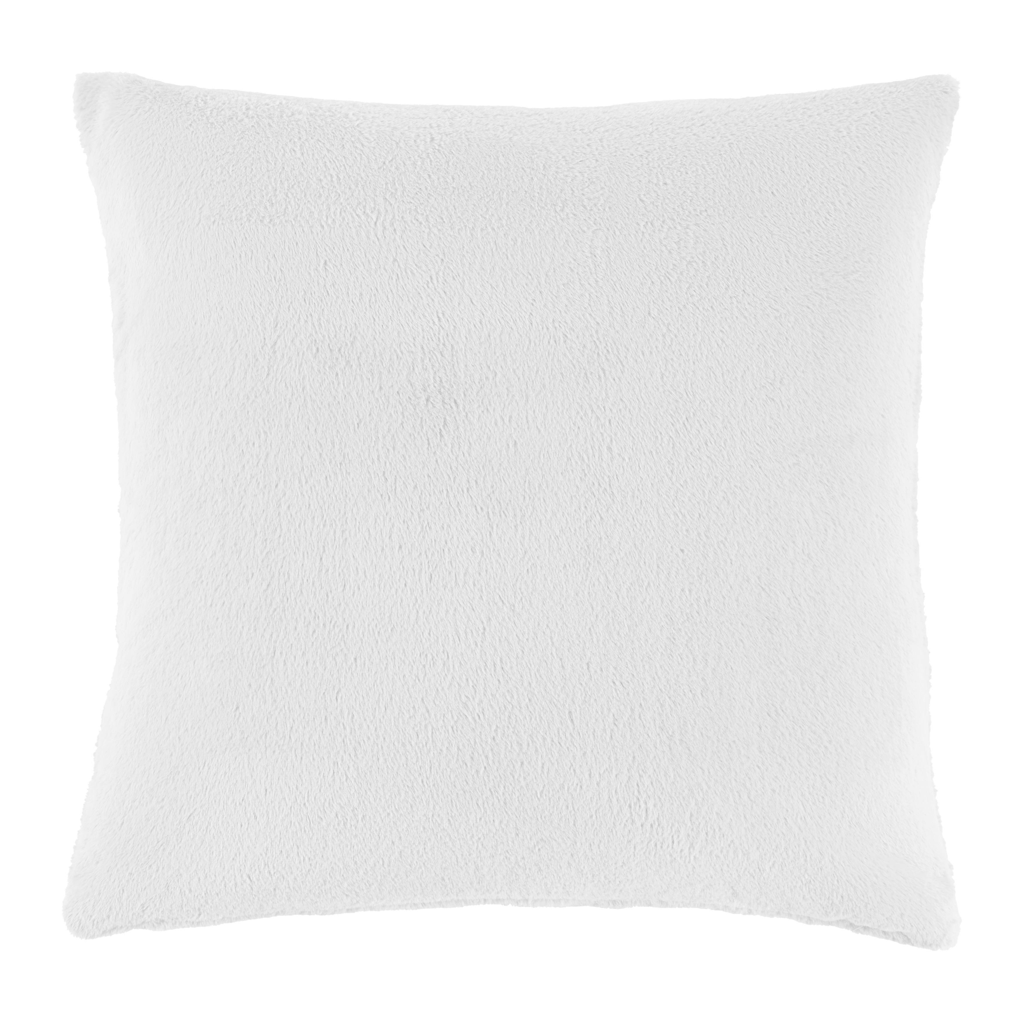 Zierkissen Minki Weiß ca. 45x45cm - Weiß, KONVENTIONELL, Textil (45/45cm) - Mömax