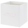 Faltbox Summer Cocktail in Weiss - Weiss, Textil (30/30/30cm) - Modern Living